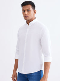 Men Shirt White Slim Fit