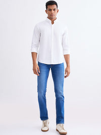 Men Shirt White Slim Fit