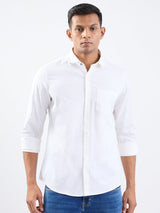 Men Shirt White Slim Fit