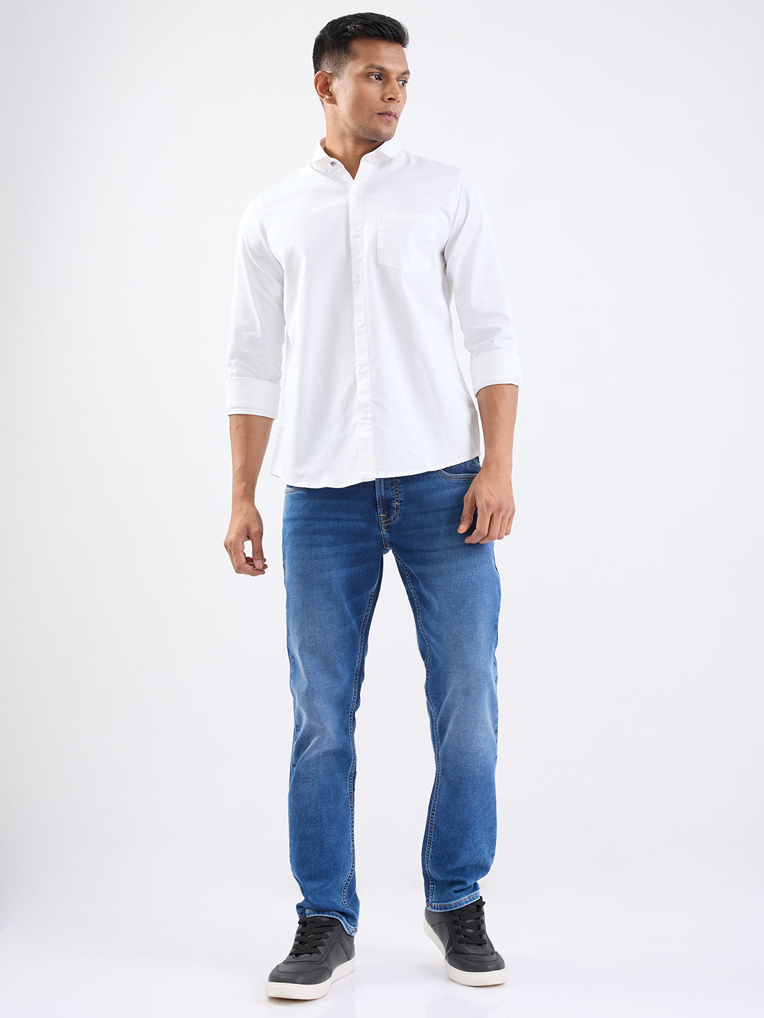 Men Shirt White Slim Fit