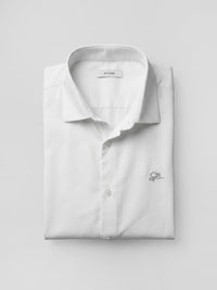 Men Shirt Solid White Regular Fit