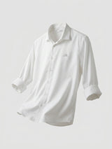 Men Shirt Solid White Regular Fit