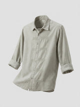 Men Shirt Solid Green Regular Fit
