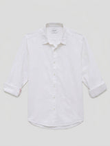Men Shirt Solid White Regular Fit
