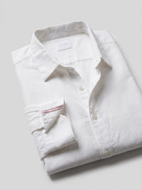 Men Shirt Solid White Regular Fit