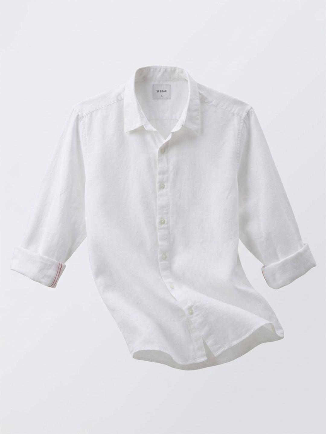 Men Shirt Solid White Regular Fit