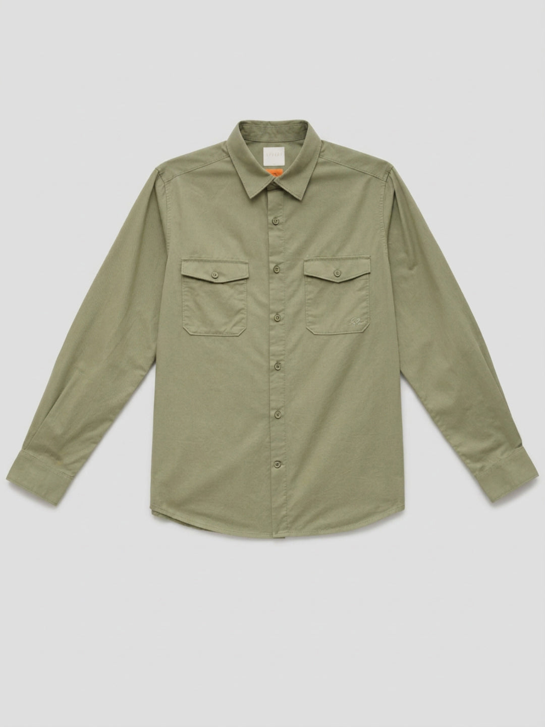 Men Shirt Solid Green Regular Fit