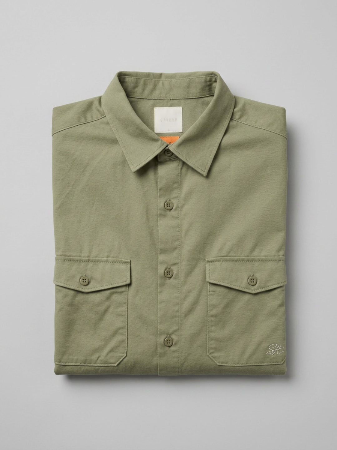 Men Shirt Solid Green Regular Fit