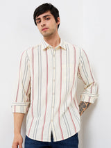 Men Shirt White Slim Fit