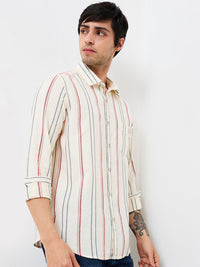 Men Shirt White Slim Fit