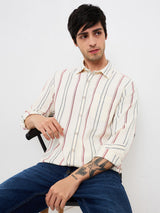 Men Shirt White Slim Fit