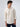 Men Shirt Stripe Off White Regular Fit