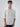 Men Shirt Stripe Off White Regular Fit