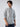Men Shirt Stripe Grey Regular Fit