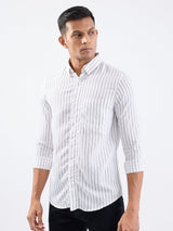 Men Shirt White Slim Fit