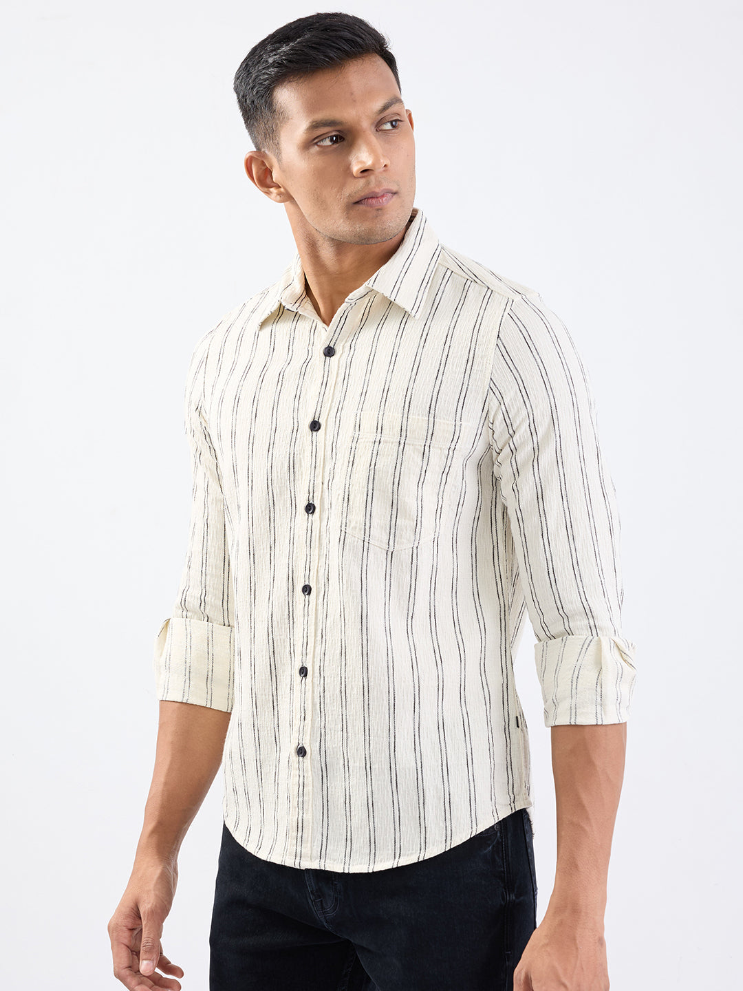 Men Shirt White Slim Fit