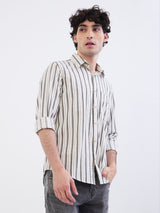 Men Shirt Green Slim Fit