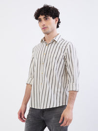 Men Shirt Green Slim Fit