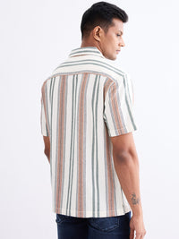 Men Shirt White Relaxed Fit
