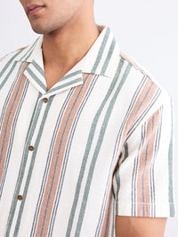 Men Shirt White Relaxed Fit