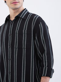 Men Shirt Green Slim Fit