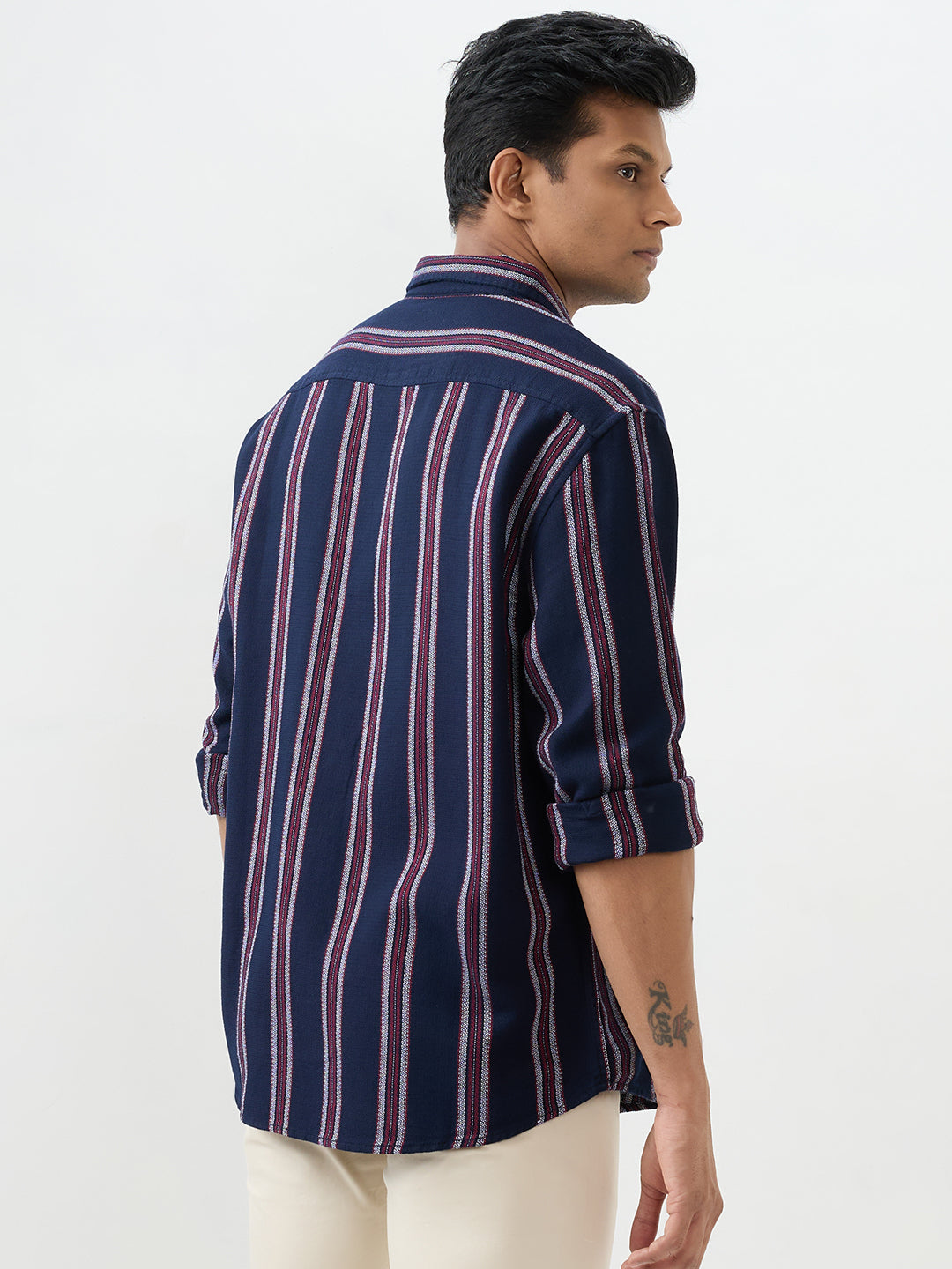 Men Shirt Red Slim Fit