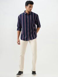 Men Shirt Red Slim Fit