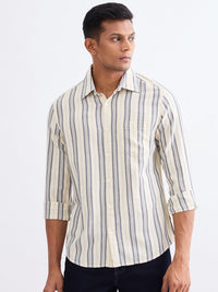 Men Shirt Lilac Slim Fit