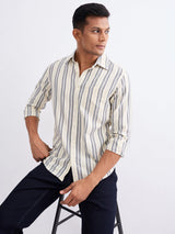 Men Shirt Lilac Slim Fit