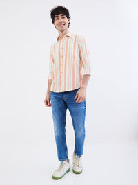Men Shirt Pink Slim Fit