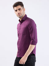 Men Shirt Red Slim Fit