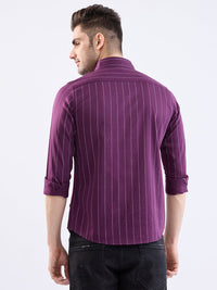 Men Shirt Red Slim Fit