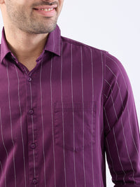 Men Shirt Red Slim Fit