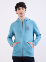 Men Sweatshirt Blue Regular Fit