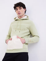 Men Sweatshirt Green Regular Fit