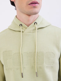 Men Sweatshirt Green Regular Fit