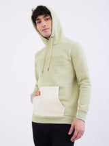 Men Sweatshirt Green Regular Fit