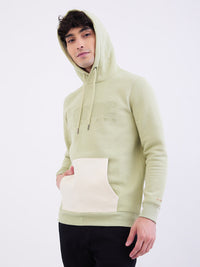 Men Sweatshirt Green Regular Fit