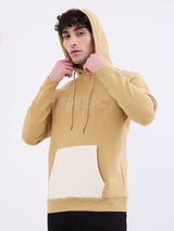 Men Sweatshirt Beige Regular Fit