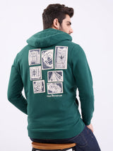 Men Sweatshirt Green Regular Fit