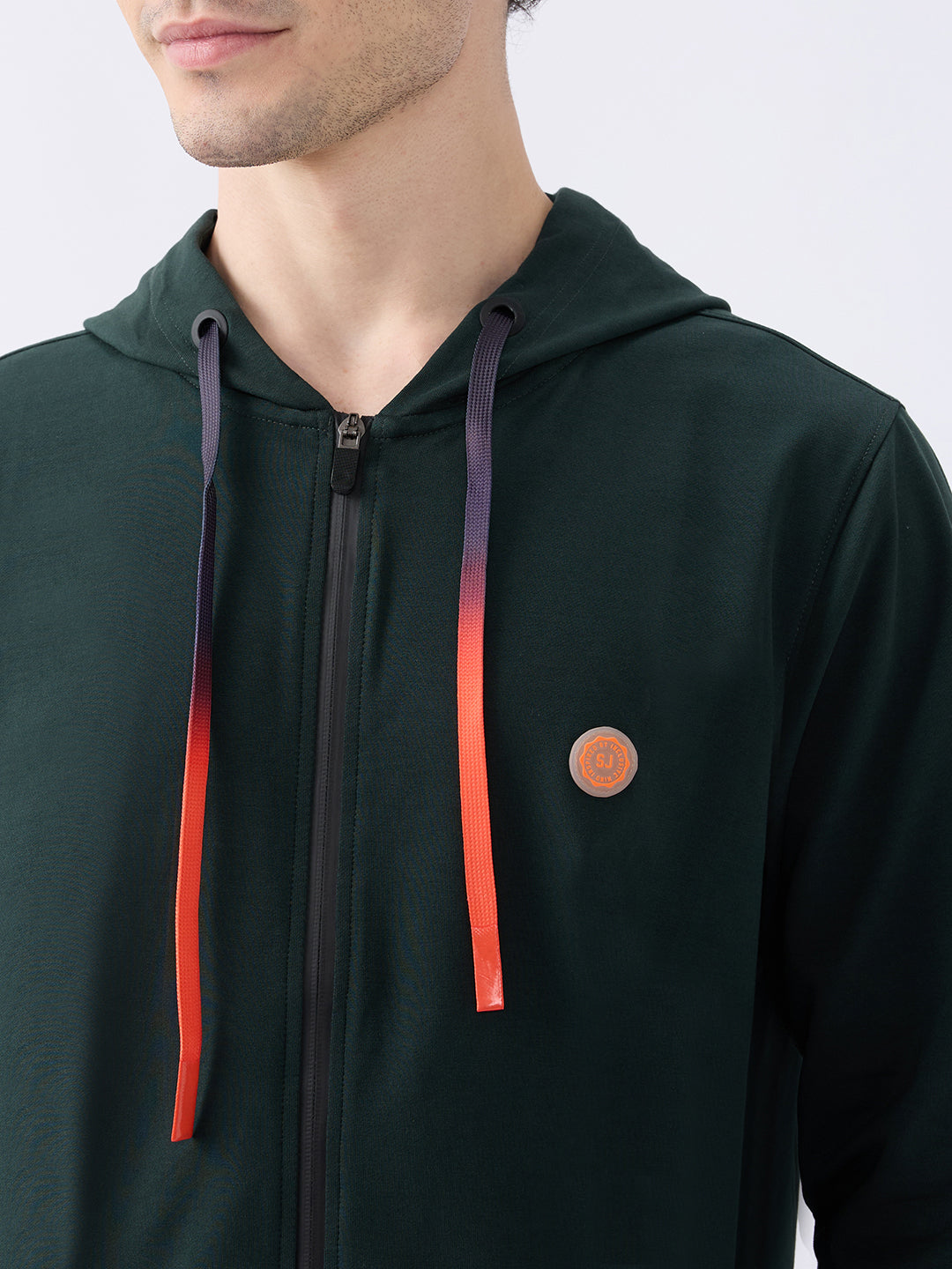 Spykar Bottle Green Regular Fit Casual Sweatshirts For Men