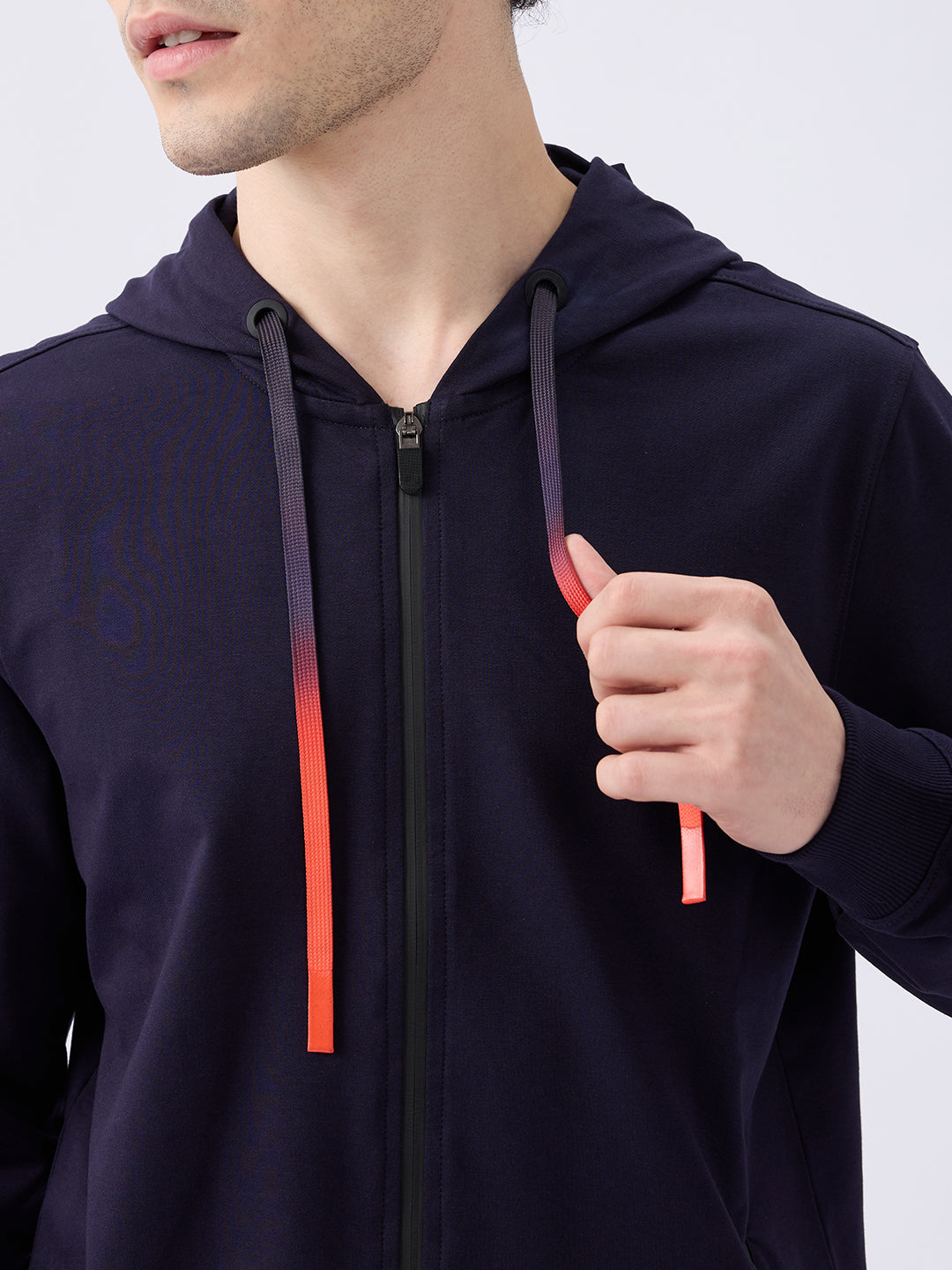 Spykar Navy Blue Regular Fit Casual Sweatshirts For Men