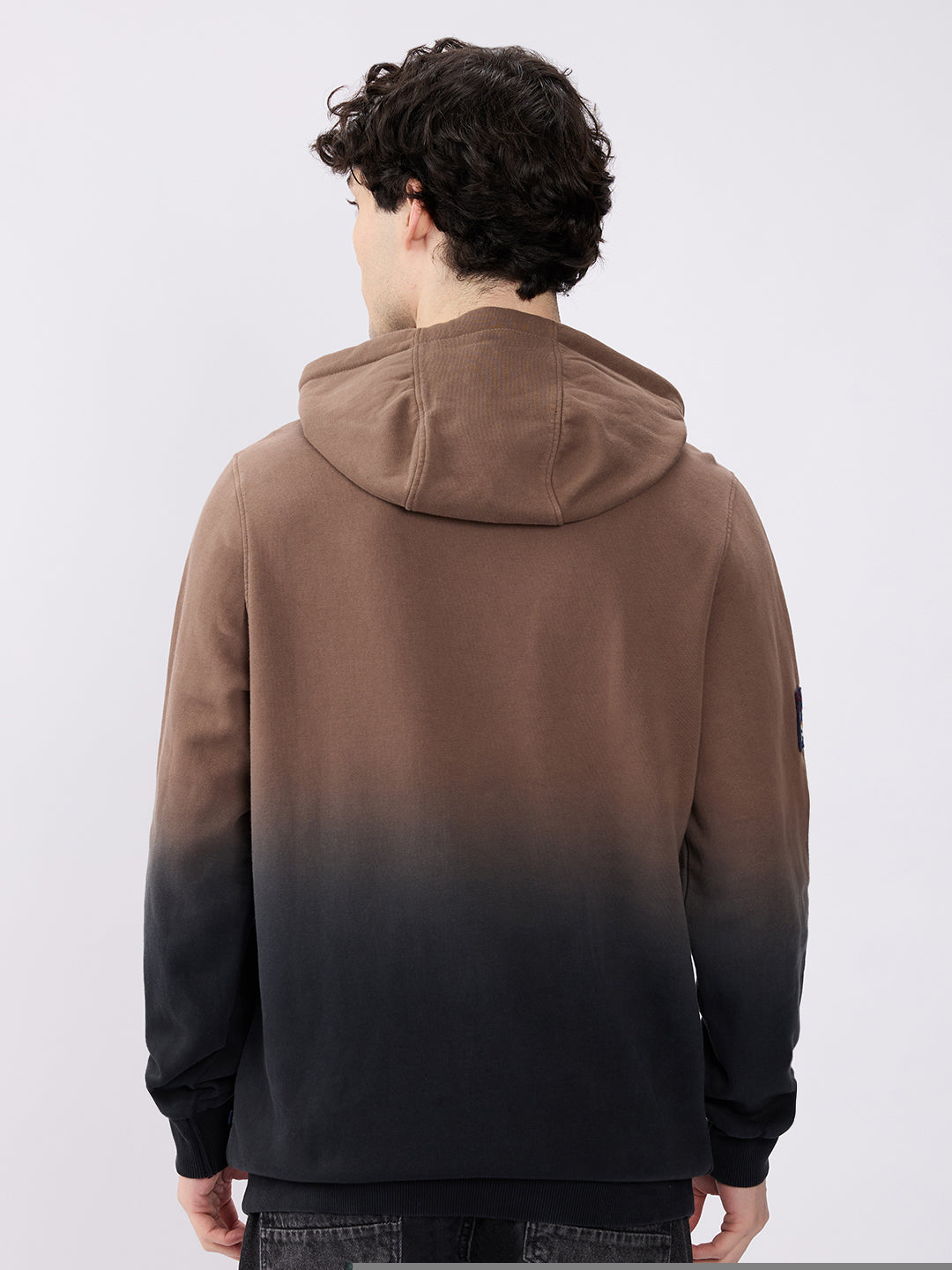 Spykar Dusty Khaki Regular Fit Casual Sweatshirts For Men