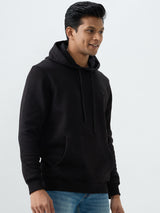Men Sweatshirt Black Regular Fit