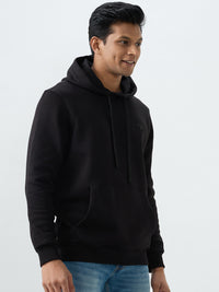 Men Sweatshirt Black Regular Fit