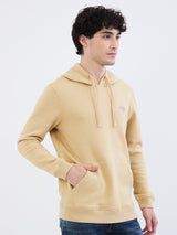 Men Sweatshirt Beige Regular Fit