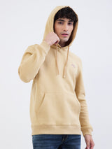 Men Sweatshirt Beige Regular Fit