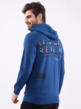 Men Sweatshirt Blue Regular Fit