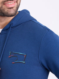 Men Sweatshirt Blue Regular Fit