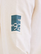 Men Sweatshirt Off White Slim Fit